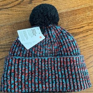 Textured Fleece-Lined Knit Beanie